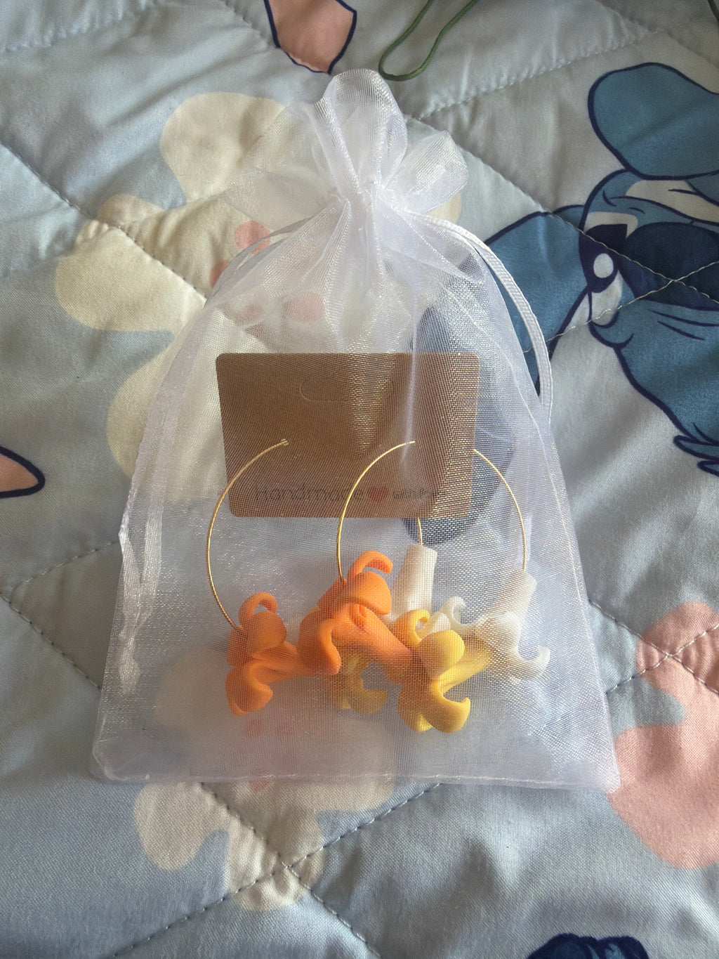 Puakenikeni Gold filled hoops